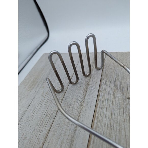 Vintage Potato Vegetable Masher Almond Handle Kitchen Utensil 10" - Picture 6 of 8